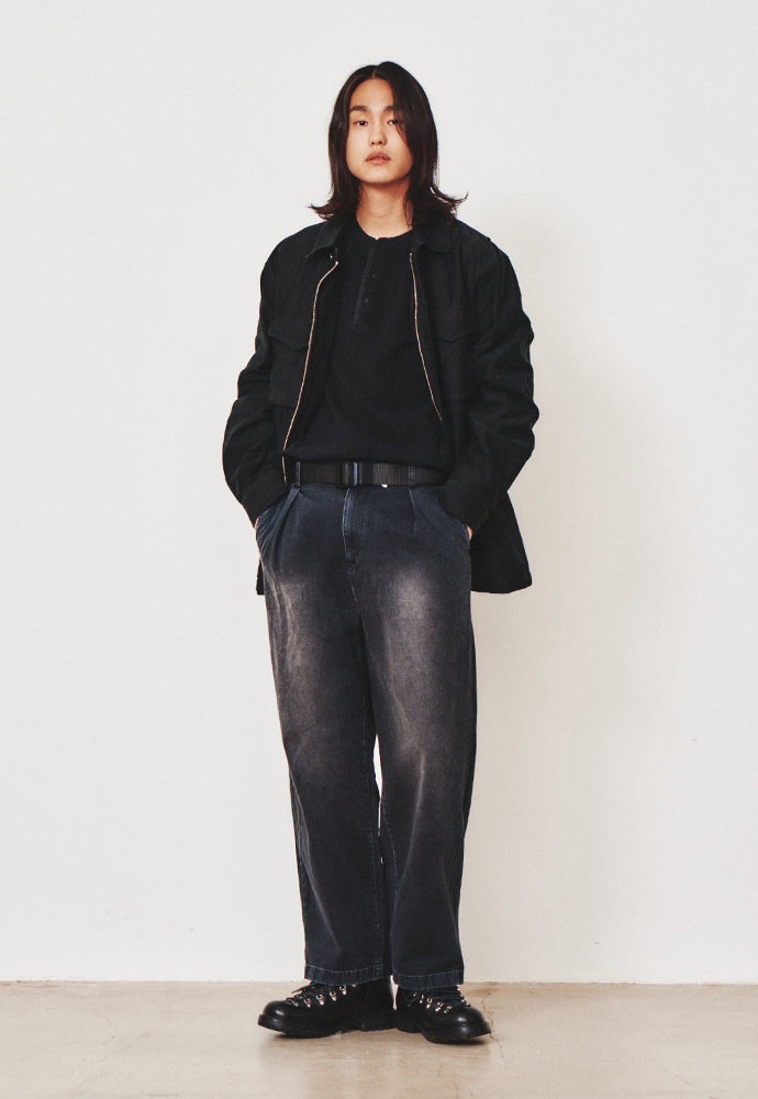 Art if acts - Brushed Chino Pants (Faded Black) product image 6 | TRAB K-Fashion Australia