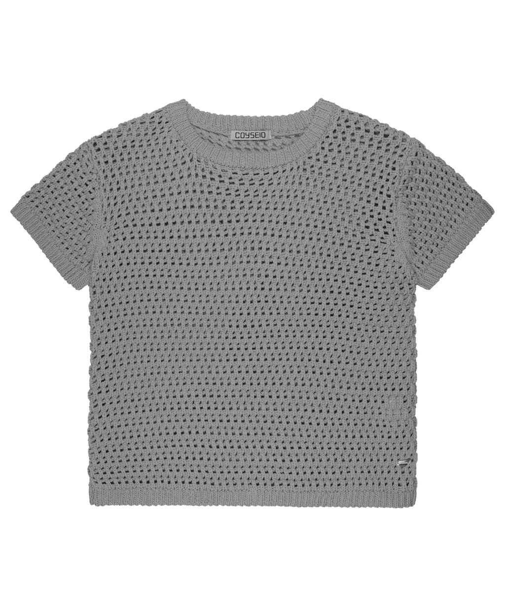 Coyseio - Poing Half Knit (Grey) product image 1 | TRAB K-Fashion Australia