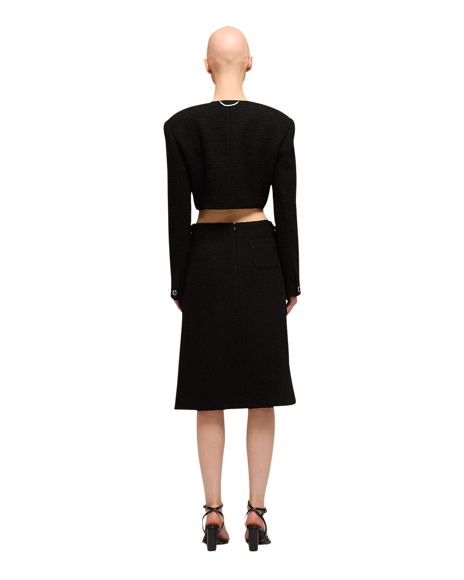 Kimhe Kim - Wool Tweed Short Jacket (Black) product image 4 | TRAB K-Fashion Australia
