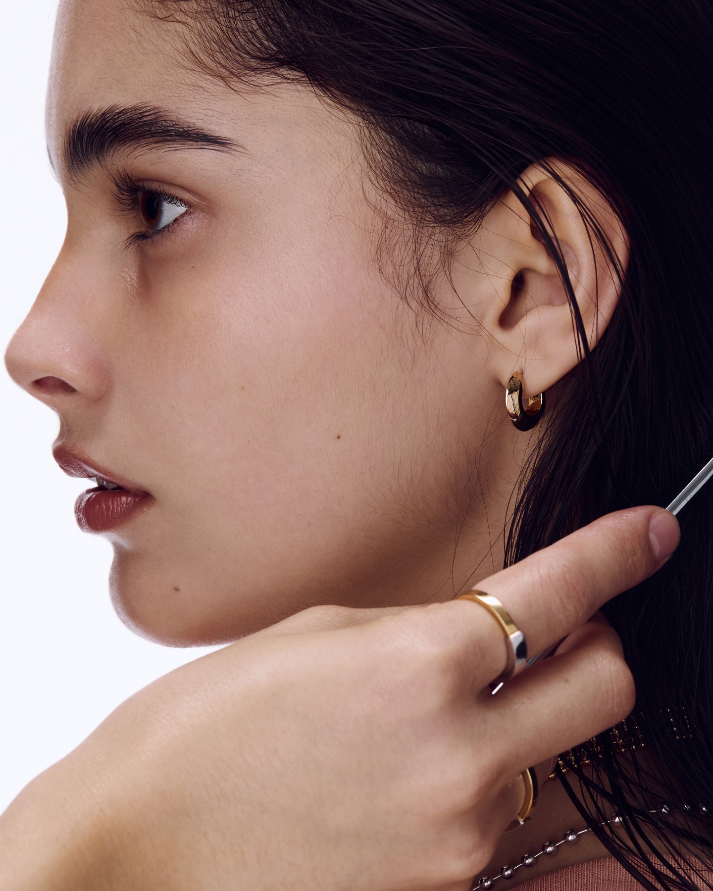 Numbering - Volume Disk Earrings #5118 product image 2 | TRAB K-Fashion Australia