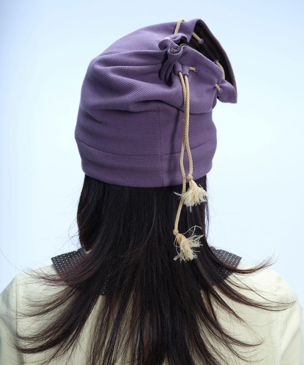 Coyseio - Reversible Drawstring Beanie (Purple) product image 11 | TRAB K-Fashion Australia