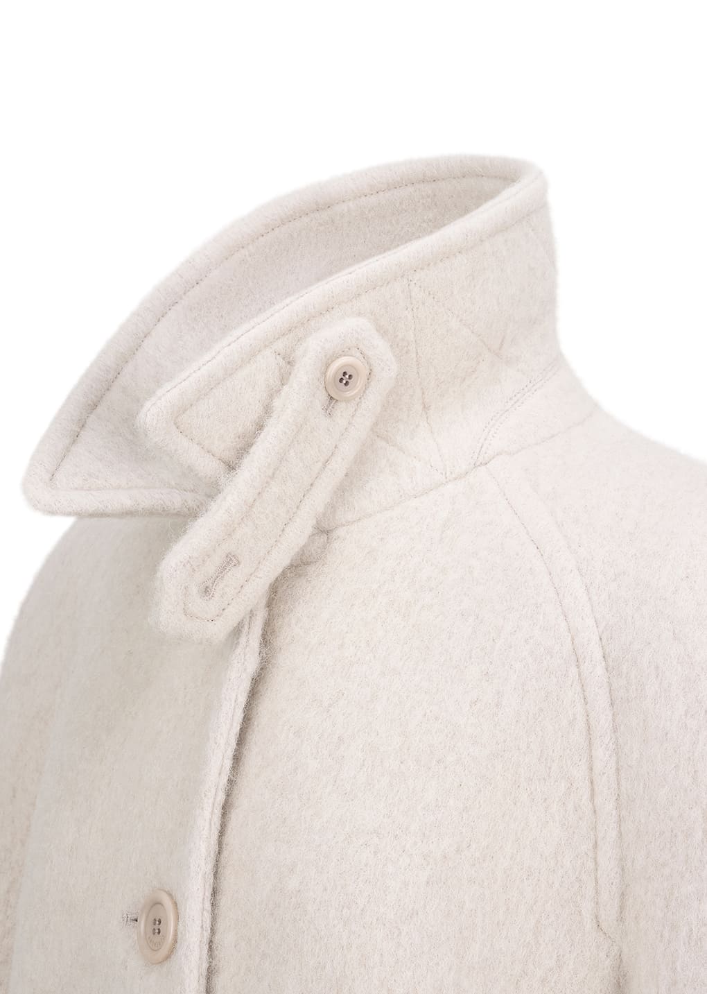 Amomento - alpaca raglan coat (Ivory) product image 11 | TRAB K-Fashion Australia