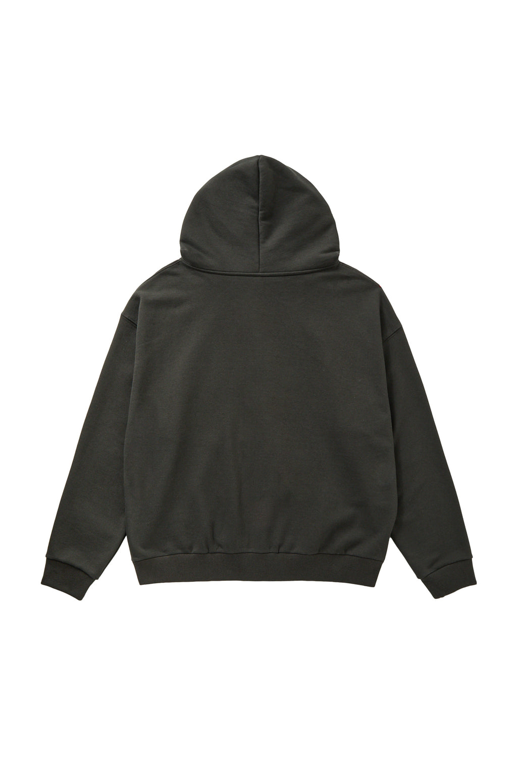 Deinet - Applique Able Oversize Hood Zip Up (Charcoal) product image 2 | TRAB K-Fashion Australia