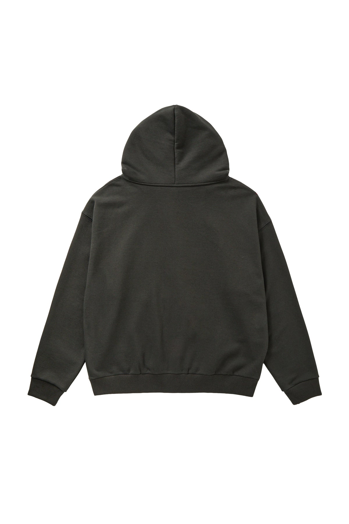Deinet - Applique Able Oversize Hood Zip Up (Charcoal) product image 2 | TRAB K-Fashion Australia