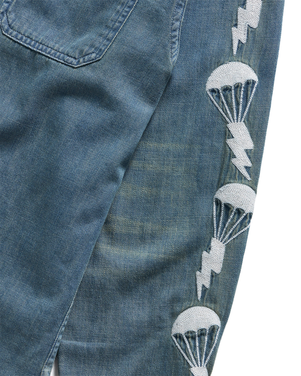 Eastlogue - Embroidered Chambray Work Shirts (Chambray Blue) product image 4 | TRAB K-Fashion Australia