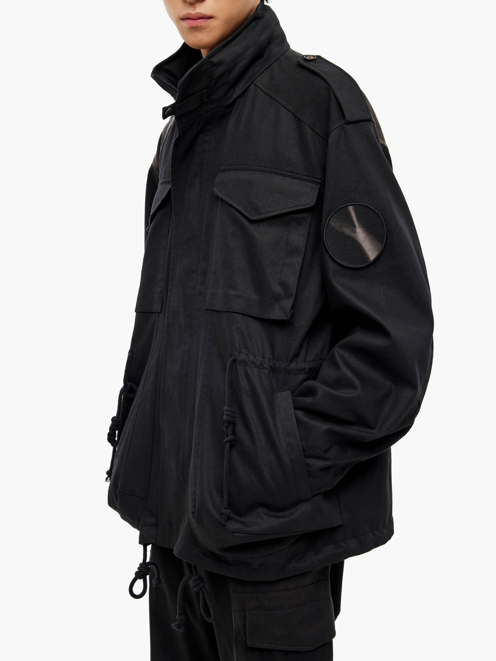Jiyong Kim - Sun-Bleached Field Jacket (Black) product image 8 | TRAB K-Fashion Australia