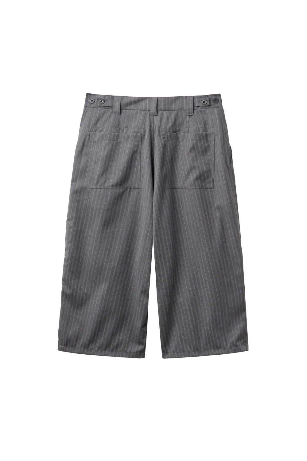 Hatchingroom - Snow Shorts Wool Stripe (Grey) product image 2 | TRAB K-Fashion Australia