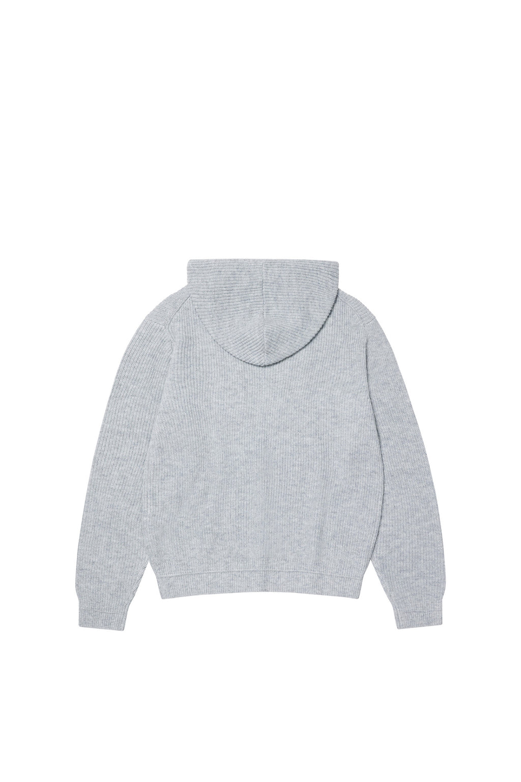 Deinet - Basic Logo Knit Hoodie (Melange Grey) product image 8 | TRAB K-Fashion Australia