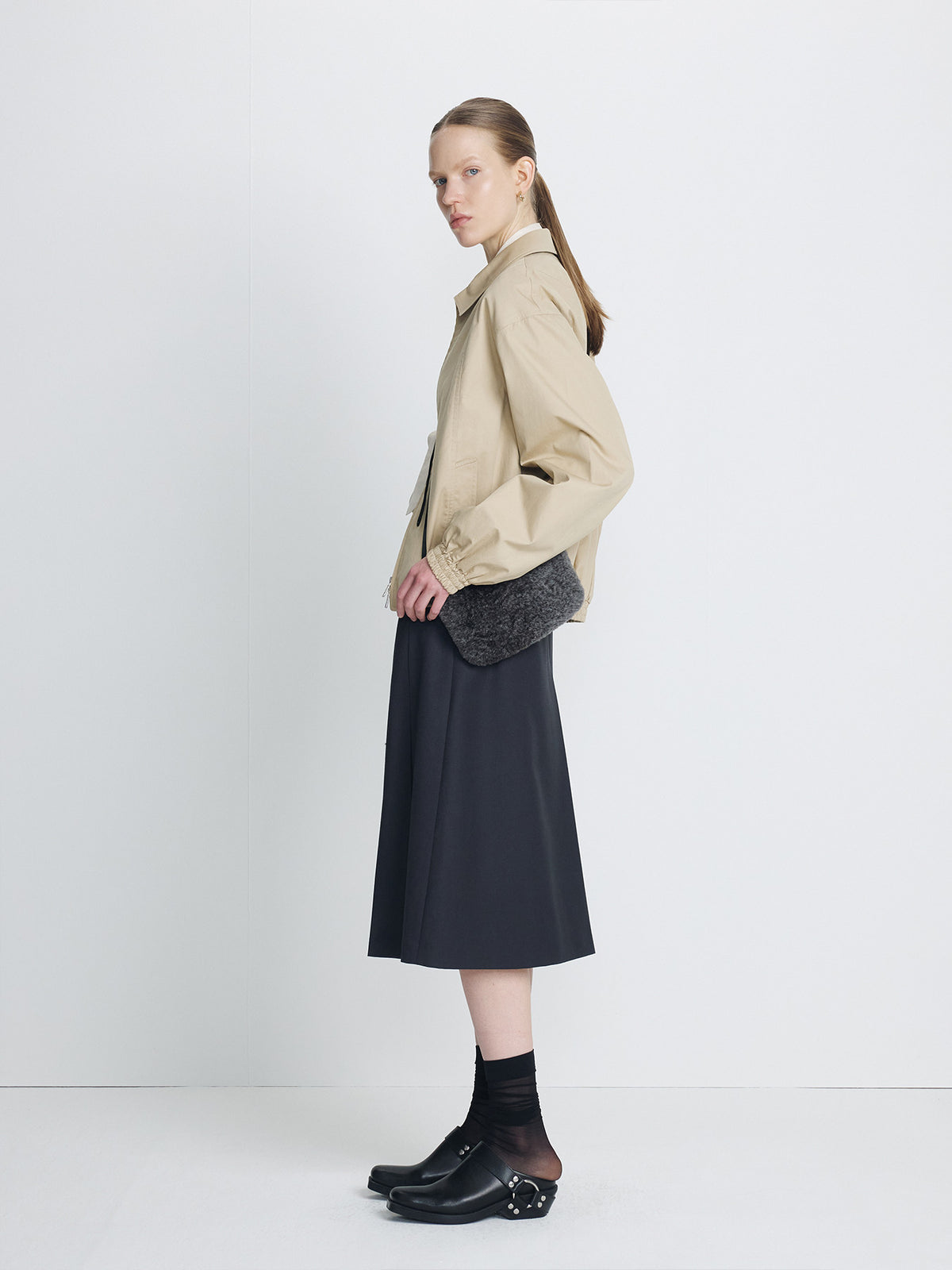 Tonywack - Cotton Twill Blouson Jacket (Beige) product image 7 | TRAB K-Fashion Australia