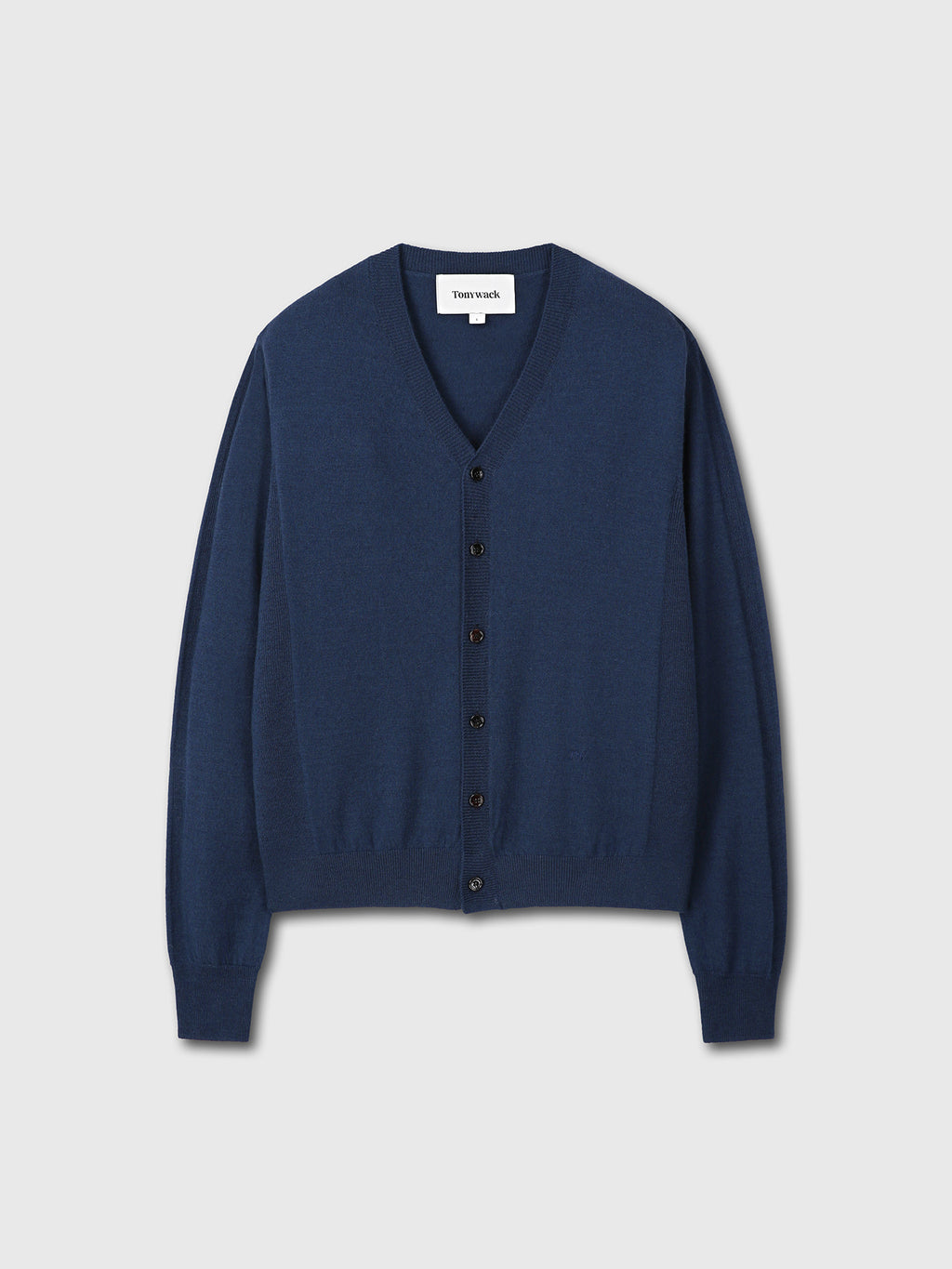 Tonywack - Super Fine Merino Wool Knit Cardigan (Dark Blue) product image 9 | TRAB K-Fashion Australia