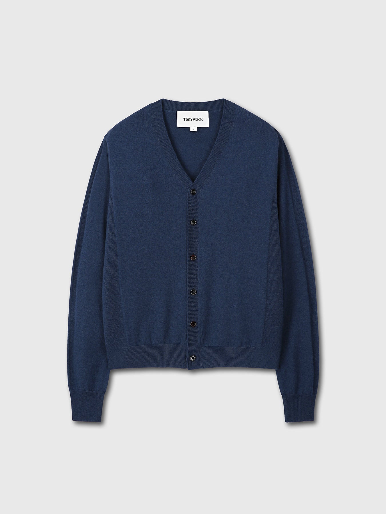 Tonywack - Super Fine Merino Wool Knit Cardigan (Dark Blue) product image 9 | TRAB K-Fashion Australia