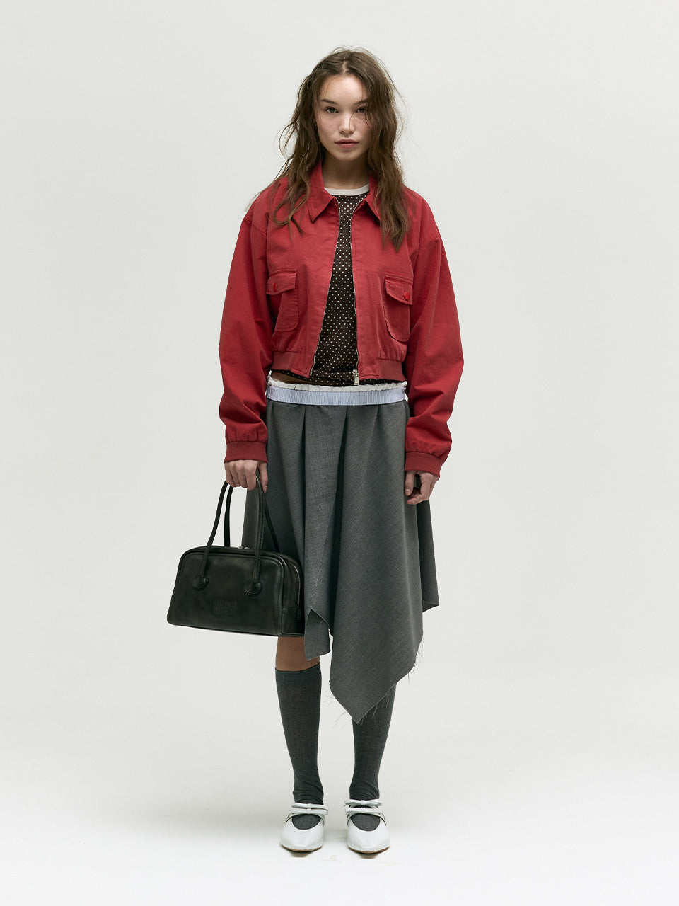 Marge Sherwood - Soft Tote (Washed Black Two-Tone Brushed) product image 3 | TRAB K-Fashion Australia