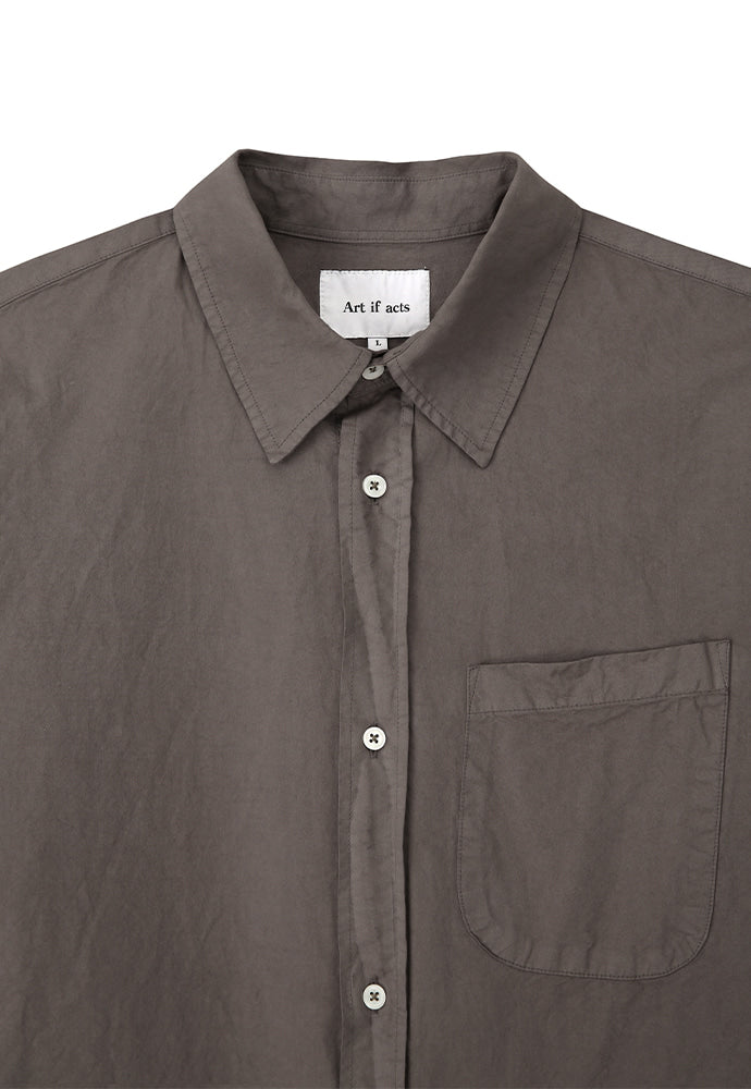 Art if acts - Padre Garment-dyed Shirt (Brown) product image 8 | TRAB K-Fashion Australia