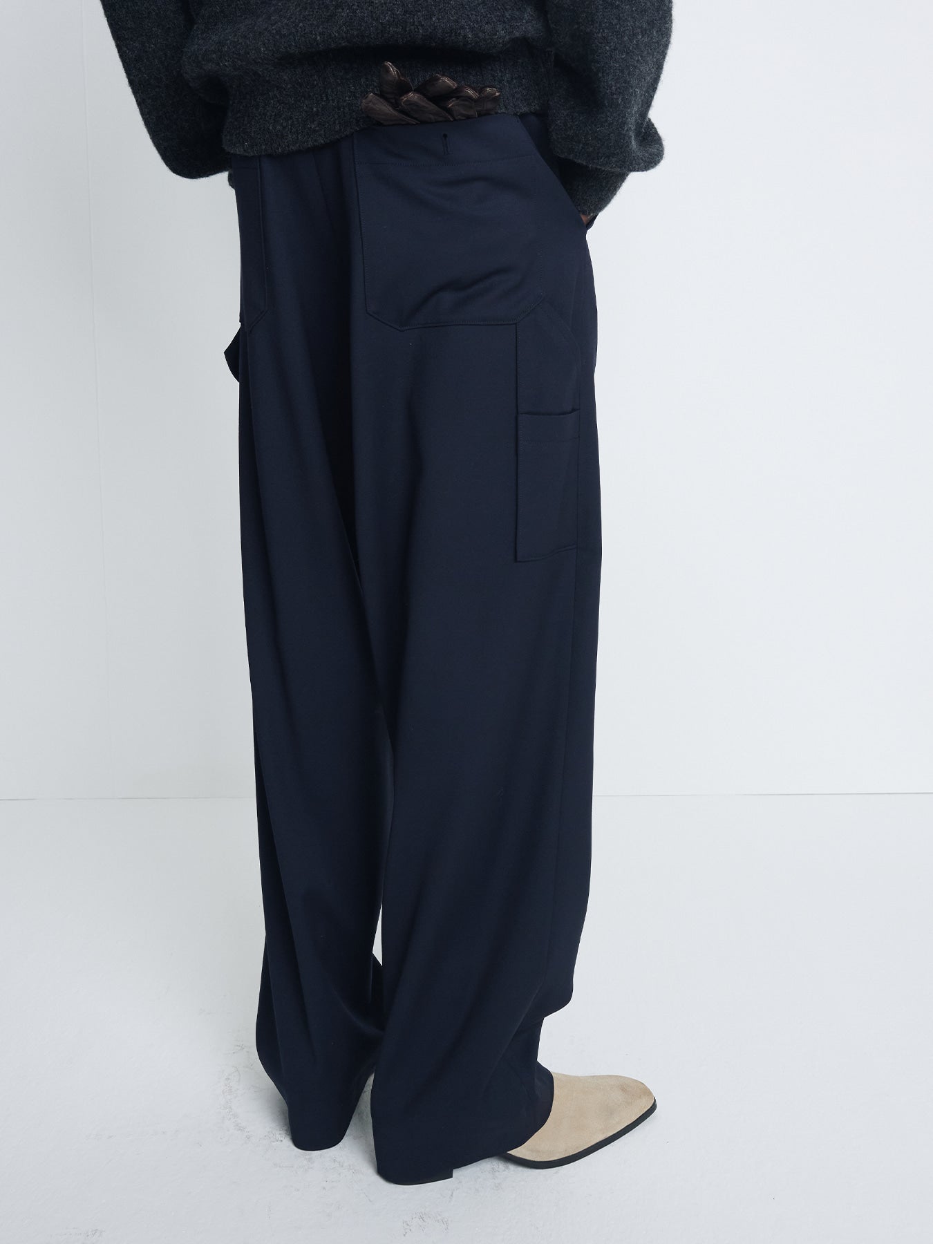 Tonywack - Wool Carpenter Trousers (Navy) product image 6 | TRAB K-Fashion Australia