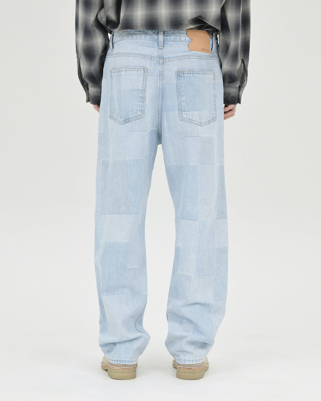 Brownyard - Regular Denim (Patch Work Light Blue) product image 2 | TRAB K-Fashion Australia
