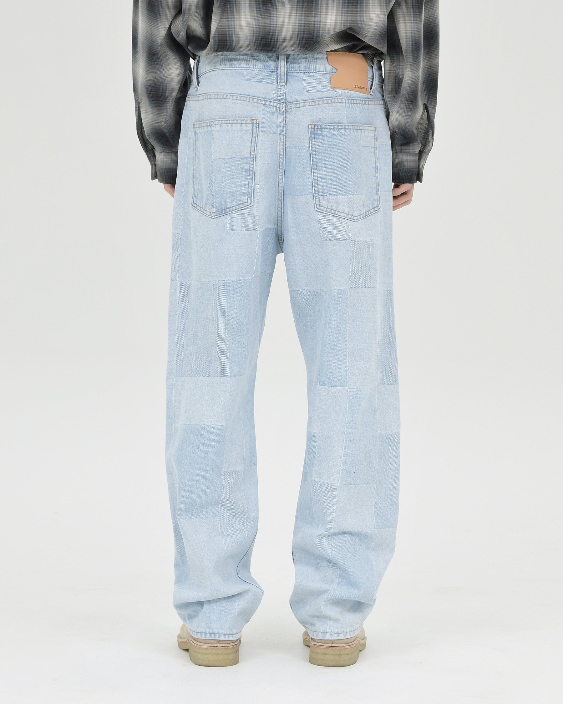 Brownyard - Regular Denim (Patch Work Light Blue) product image 2 | TRAB K-Fashion Australia