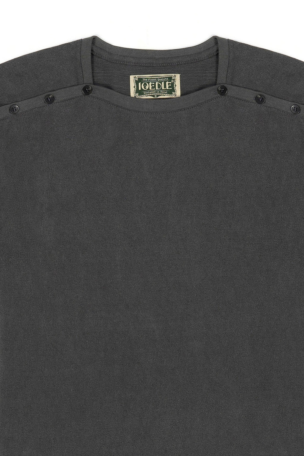 Ioedle - T-Shirt That Fastens (Charcoal) product image 5 | TRAB K-Fashion Australia