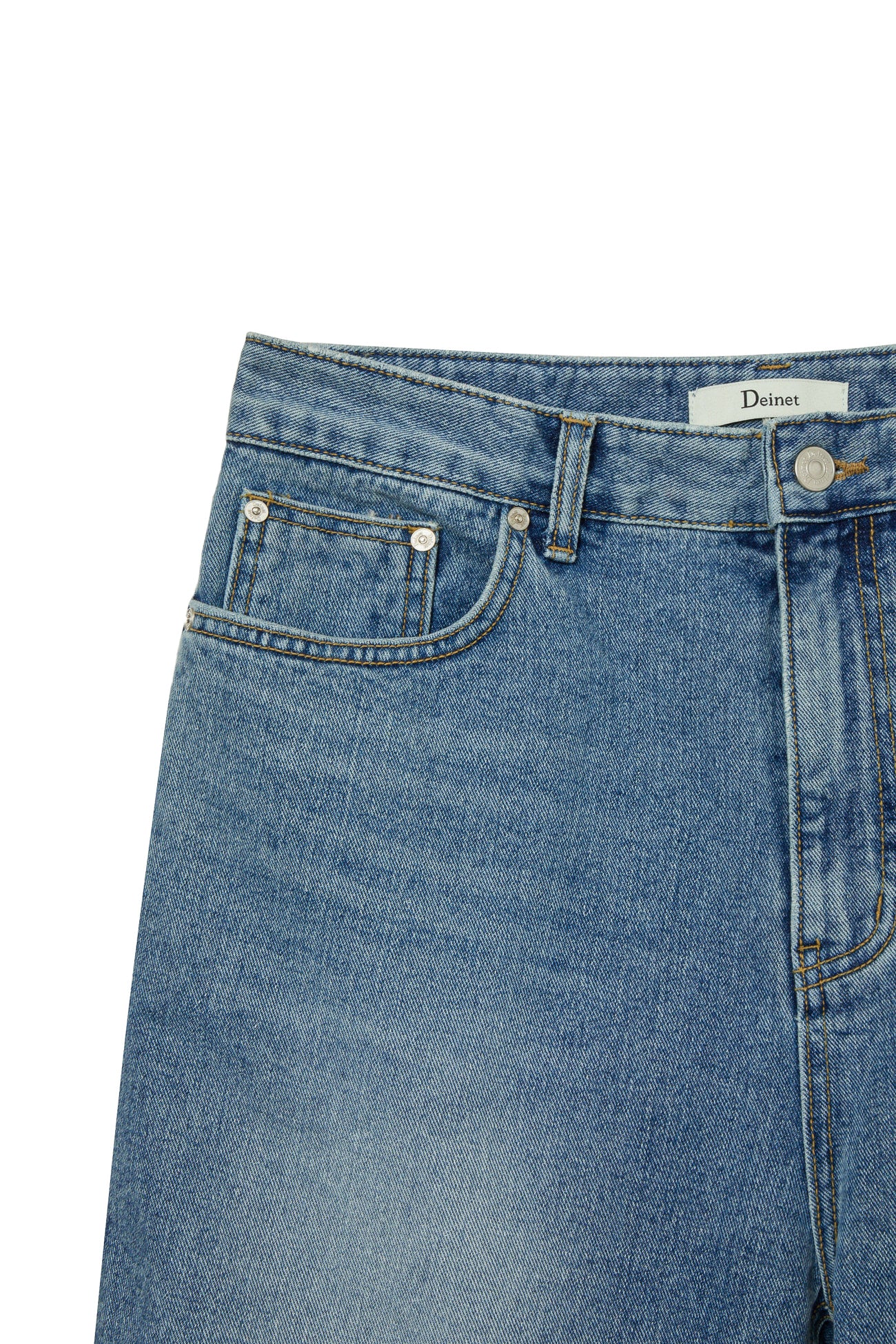 Deinet - Painted Logo Point Jeans (Blue) product image 15 | TRAB K-Fashion Australia