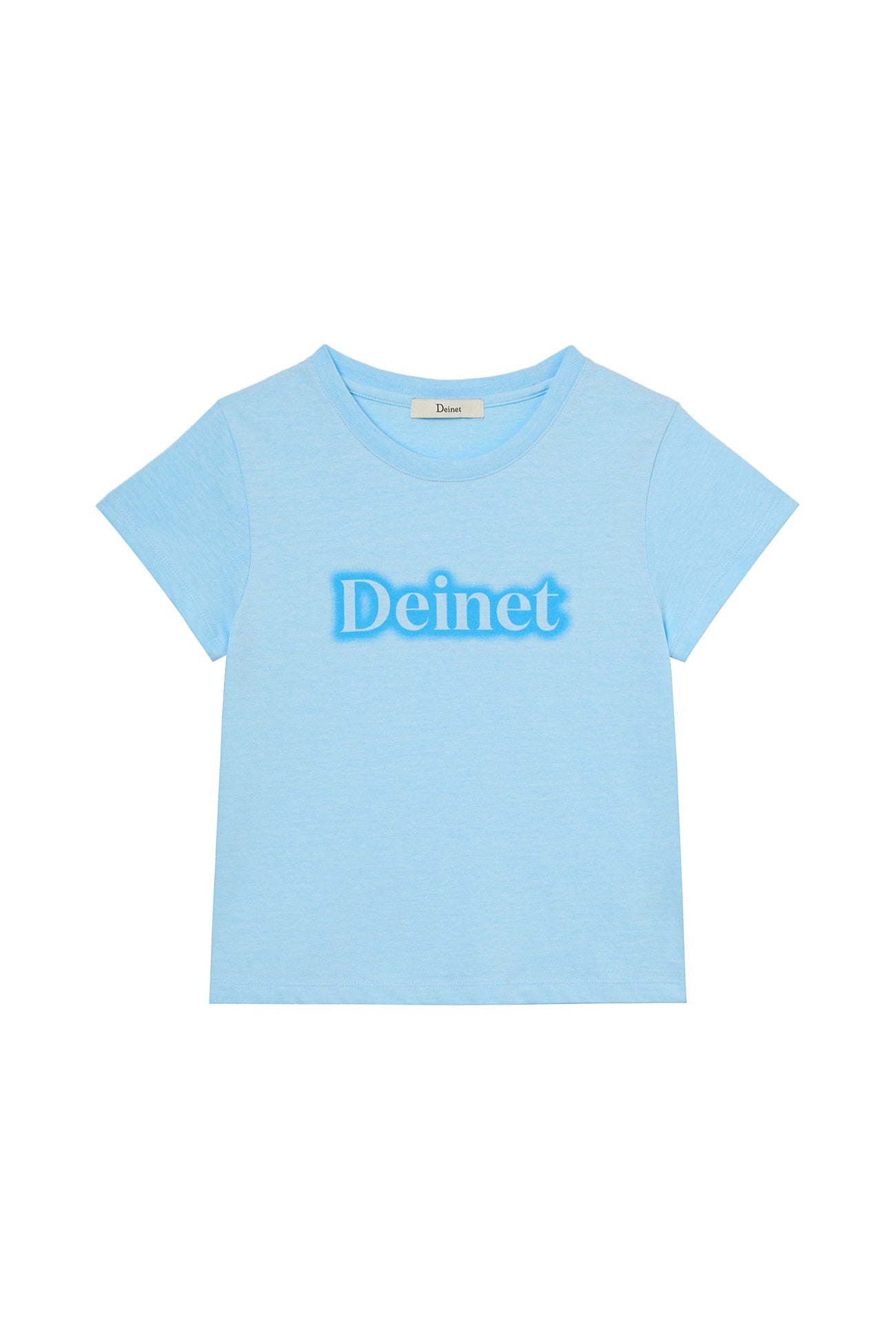 Deinet - Spray Logo Pigment T-Shirt (Sky Blue) product image 1 | TRAB K-Fashion Australia