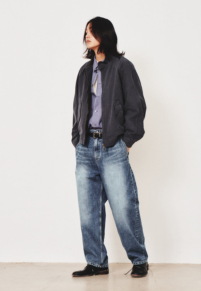 Art if acts - Garment Washed Harrington Jacket (Faded Charcoal) product image 5 | TRAB K-Fashion Australia