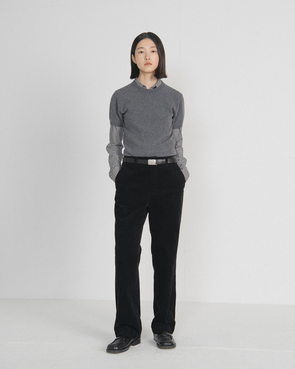 Brownyard - Half Knit (Grey) product image 1 | TRAB K-Fashion Australia
