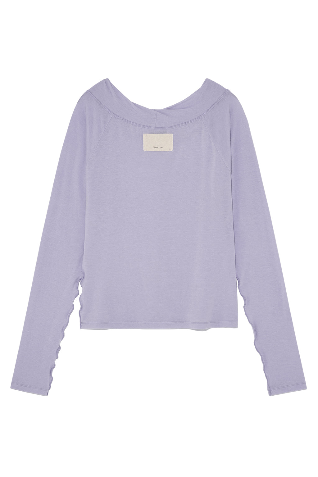 Matin Kim - Wide Neck Raglan Long Sleeve (Lilac) product image 2 | TRAB K-Fashion Australia