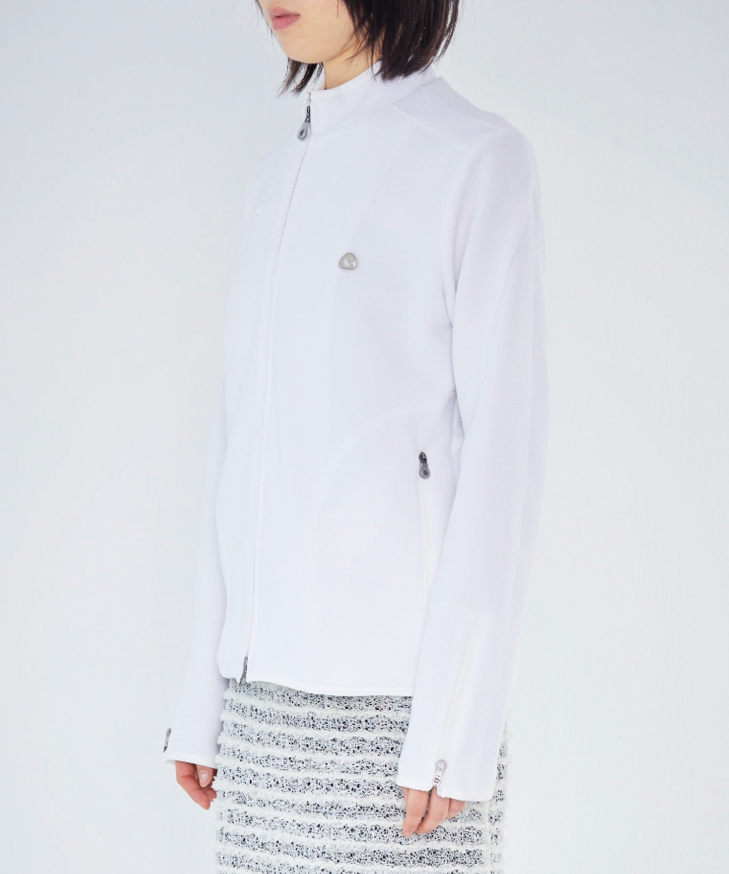 Coyseio - Bike Mesh Jacket (White) product image 1 | TRAB K-Fashion Australia