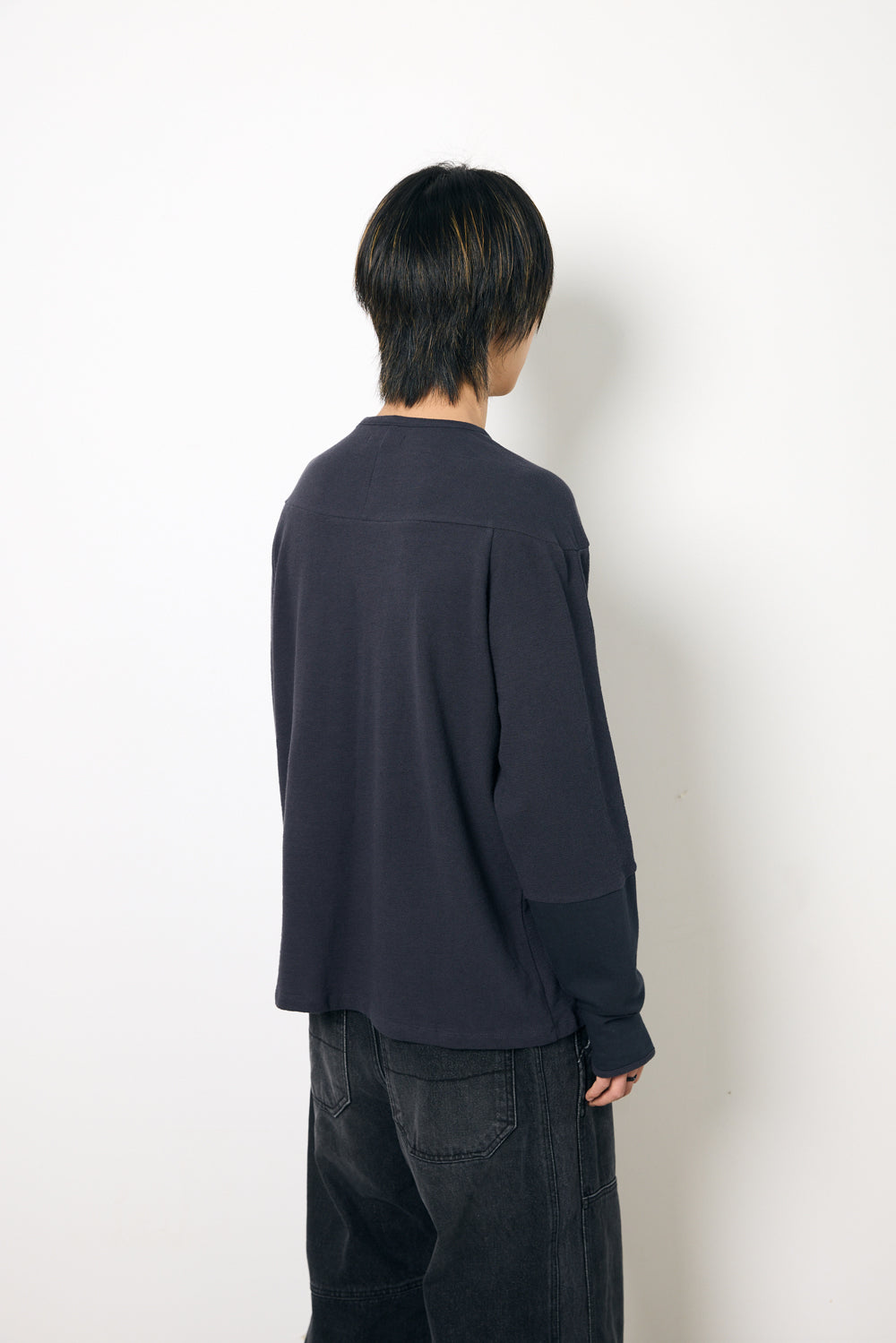 Hatchingroom - Incision Tee Blue (Charcoal) product image 9 | TRAB K-Fashion Australia
