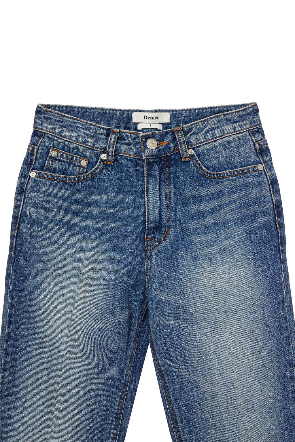 Deinet - Slim Semi Bootcut Denim (Blue) product image 3 | TRAB K-Fashion Australia