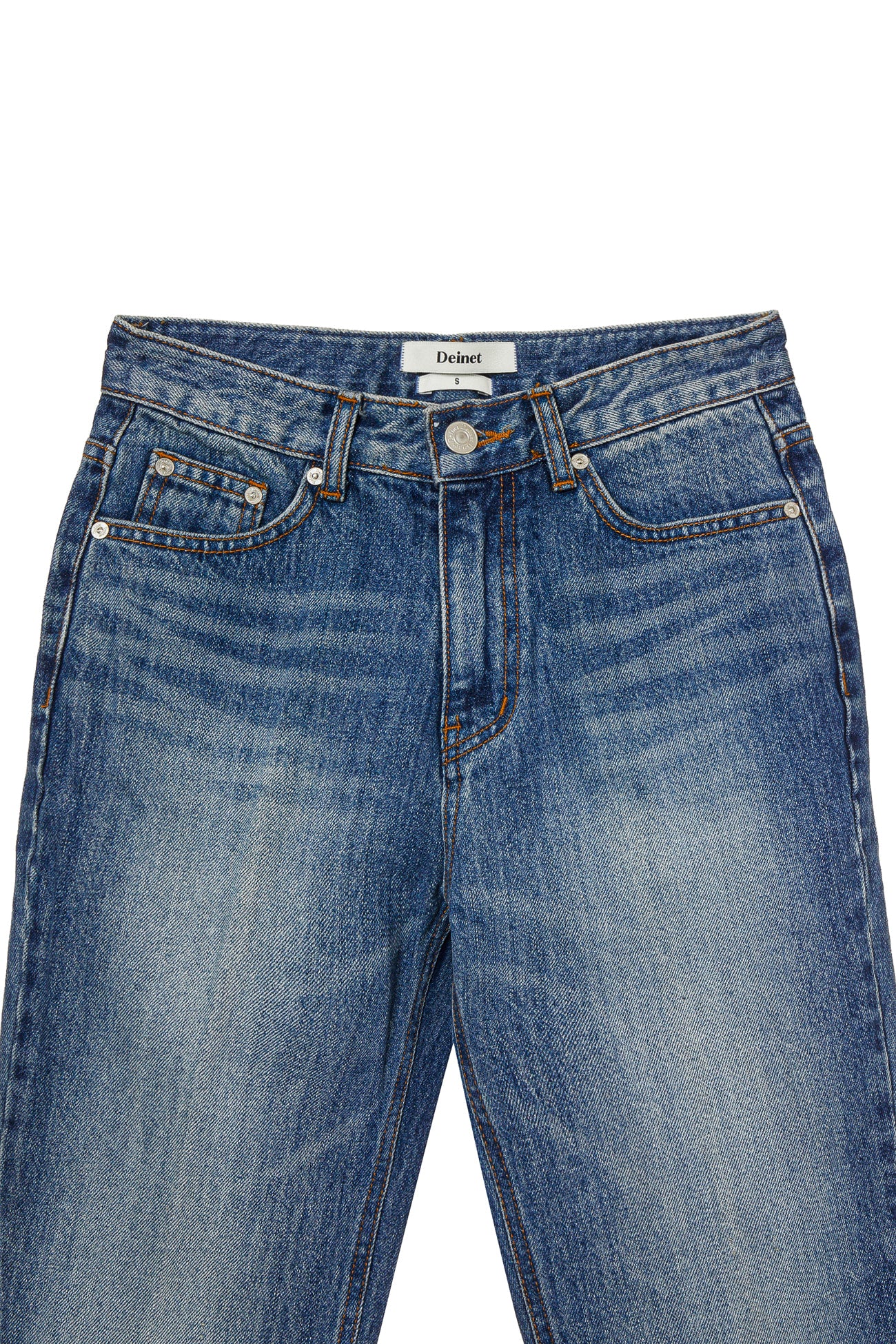 Deinet - Slim Semi Bootcut Denim (Blue) product image 3 | TRAB K-Fashion Australia