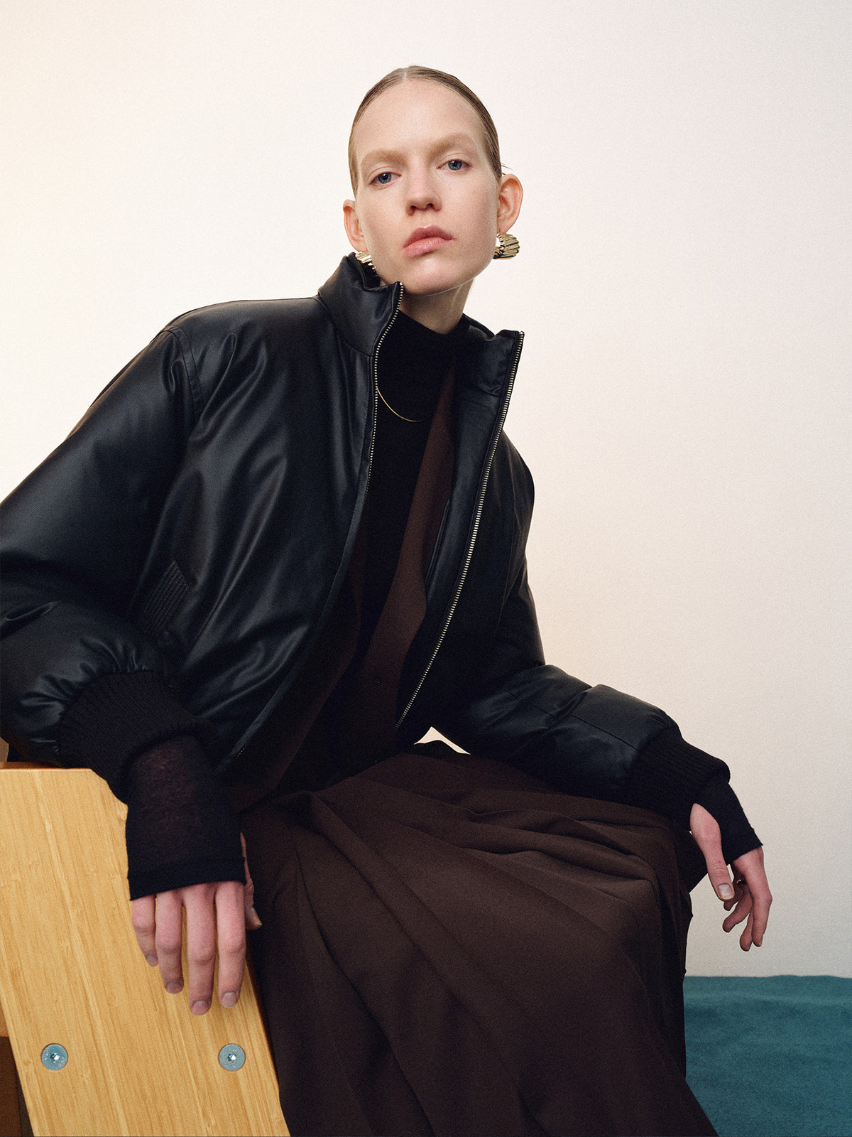 Tonywack - Cropped Padded Jacket (Black) product image 8 | TRAB K-Fashion Australia