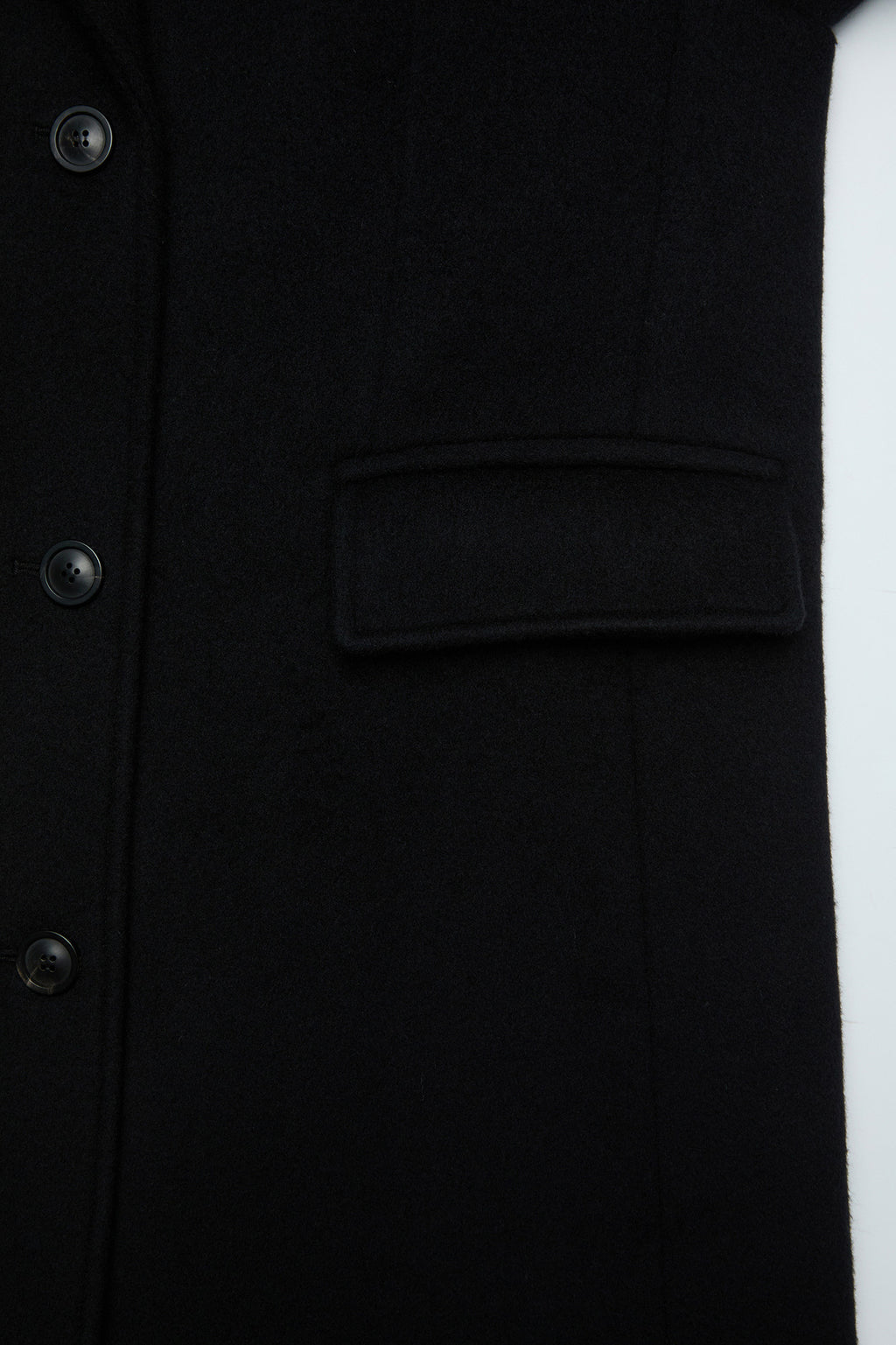 Coor - Wool Cashmere Blend Single Coat (Black) product image 6 | TRAB K-Fashion Australia