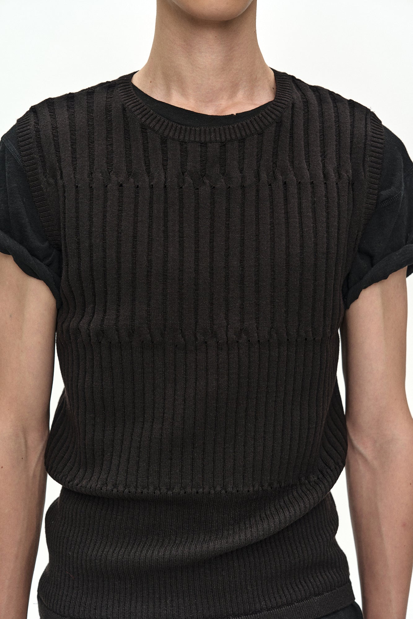 Andersson Bell - Ford Knit Sleeveless (Black) product image 5 | TRAB K-Fashion Australia