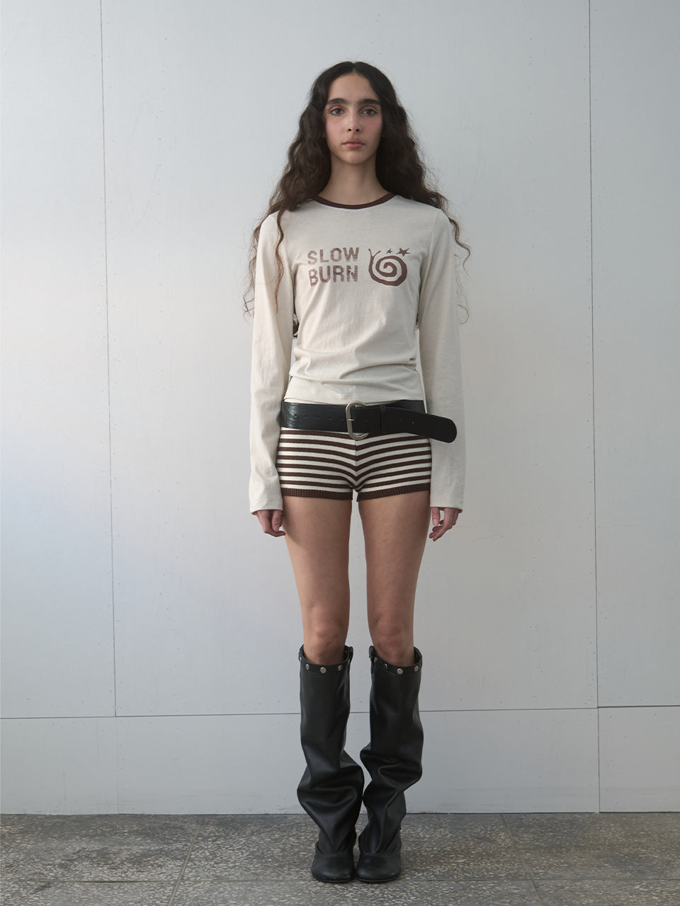Kijun - Slow Burn Tee (Ivory) product image 7 | TRAB K-Fashion Australia