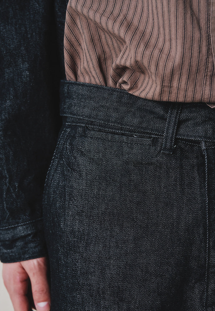 Art if acts - Belted Wide Denim Pants (Washed Black) product image 7 | TRAB K-Fashion Australia