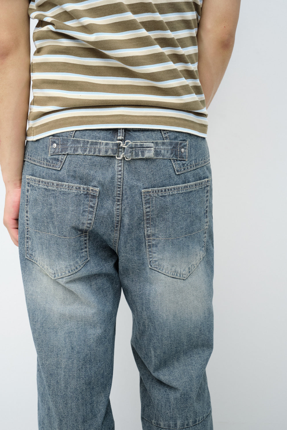 Hatchingroom - Cinch Back Jeans (Vintage Blue) product image 9 | TRAB K-Fashion Australia