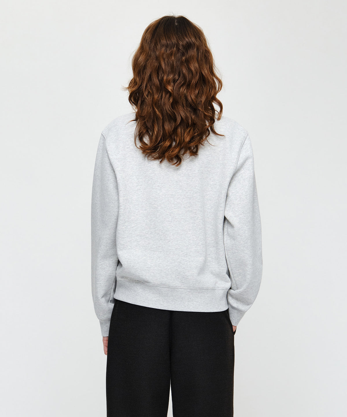 Marithe & Francois Girbaud - Eiffel Classic Logo Sweatshirt (Light Heather Gray) product image 3 | TRAB K-Fashion Australia