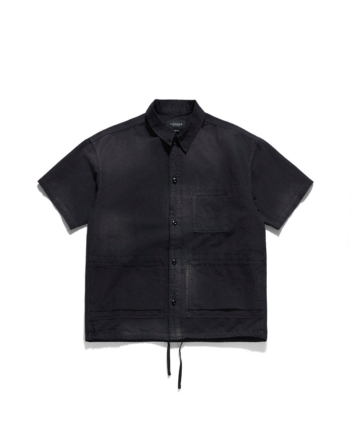 Eastlogue - Carpenter Work Half Shirts (Fading Black Linen) product image 1 | TRAB K-Fashion Australia