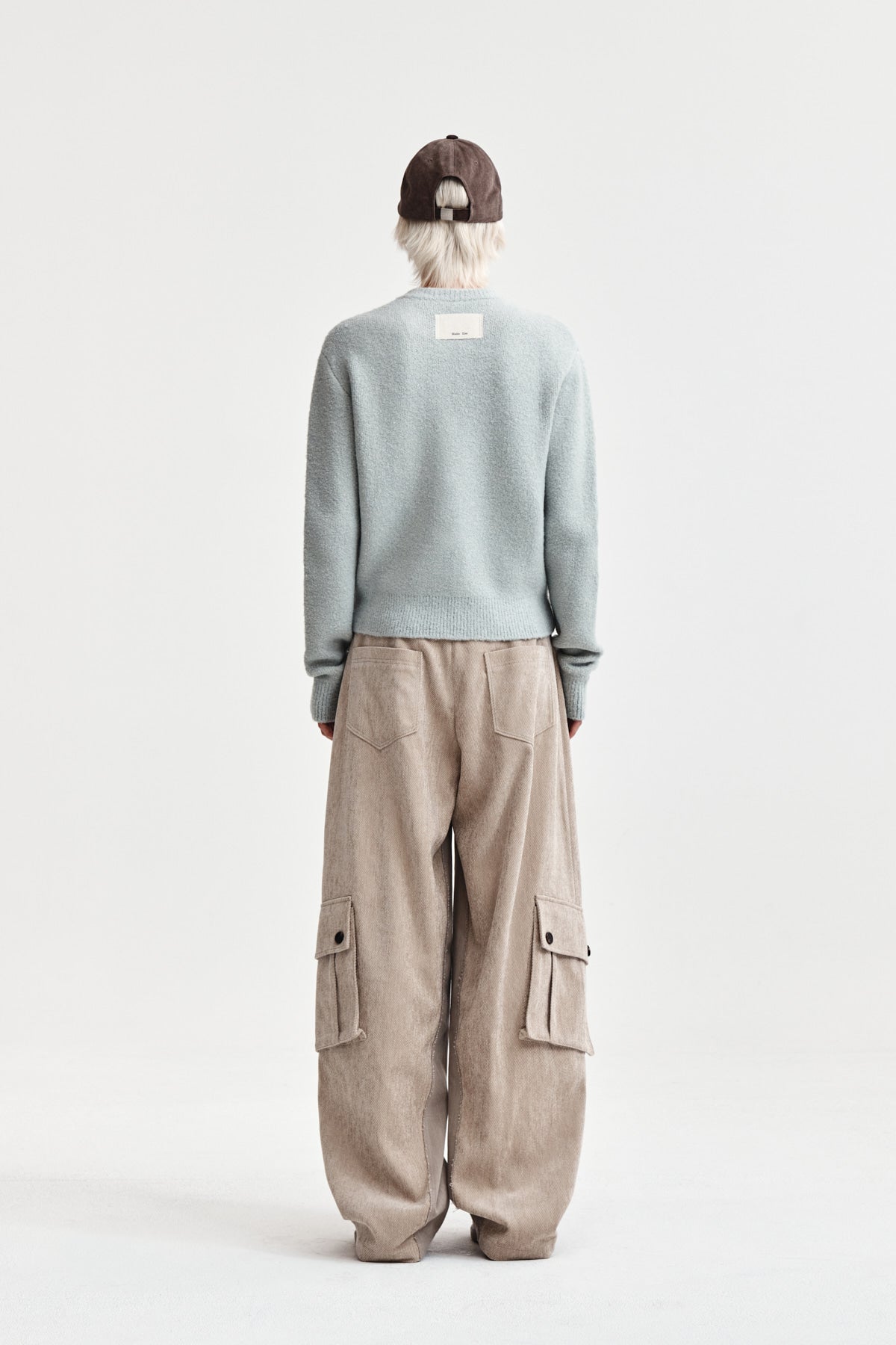 Matin Kim - Matin Poni Coni Knit Zip Up (Mint) product image 7 | TRAB K-Fashion Australia