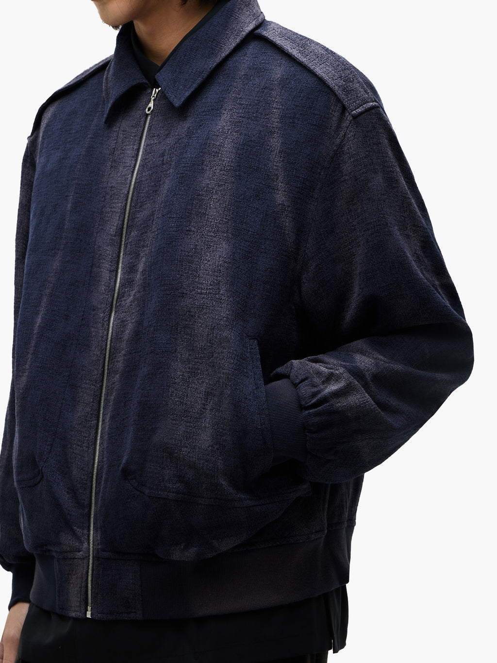 Jiyong Kim - Sun-Bleached Oversized Jacket (Navy) product image 6 | TRAB K-Fashion Australia