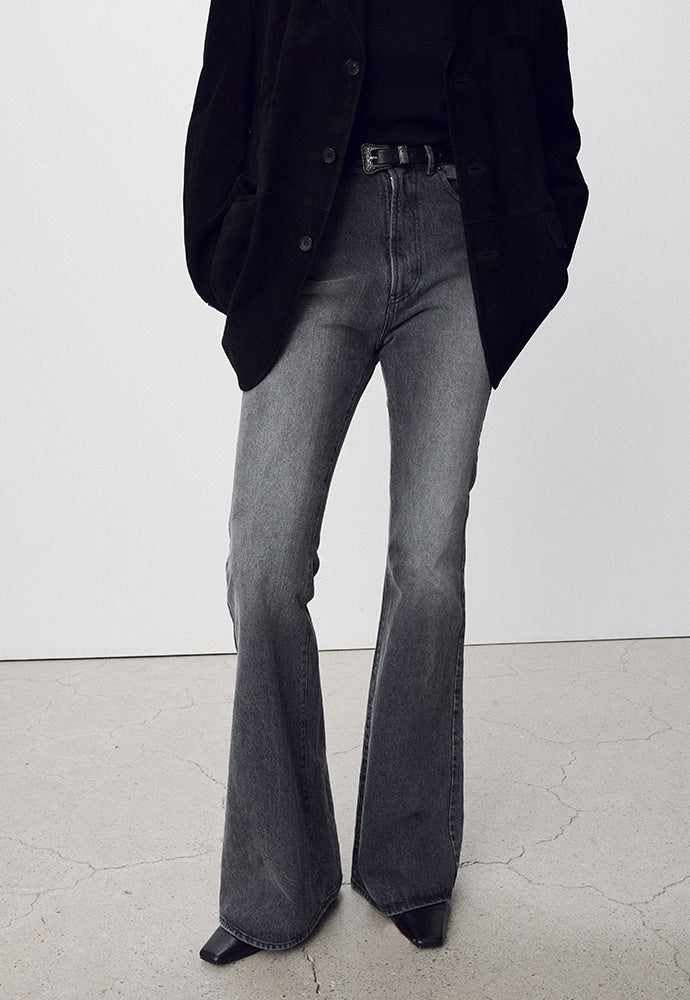 Tonywack - Bootcut Denim Pants (Light Washed Grey) product image 3 | TRAB K-Fashion Australia