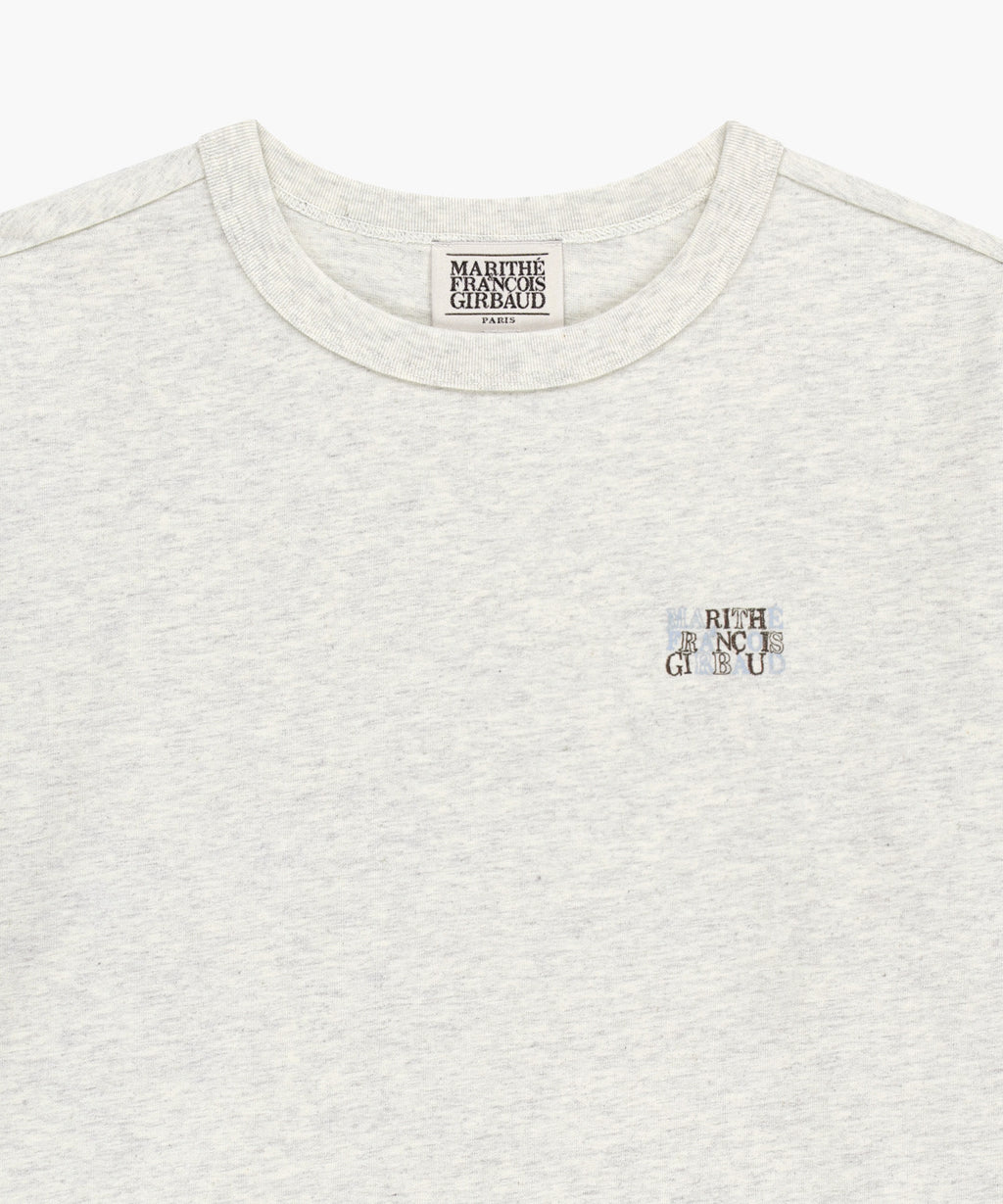 Marithe & Francois Girbaud - Back Graphic Long Sleeve Tee (Oatmeal) product image 3 | TRAB K-Fashion Australia