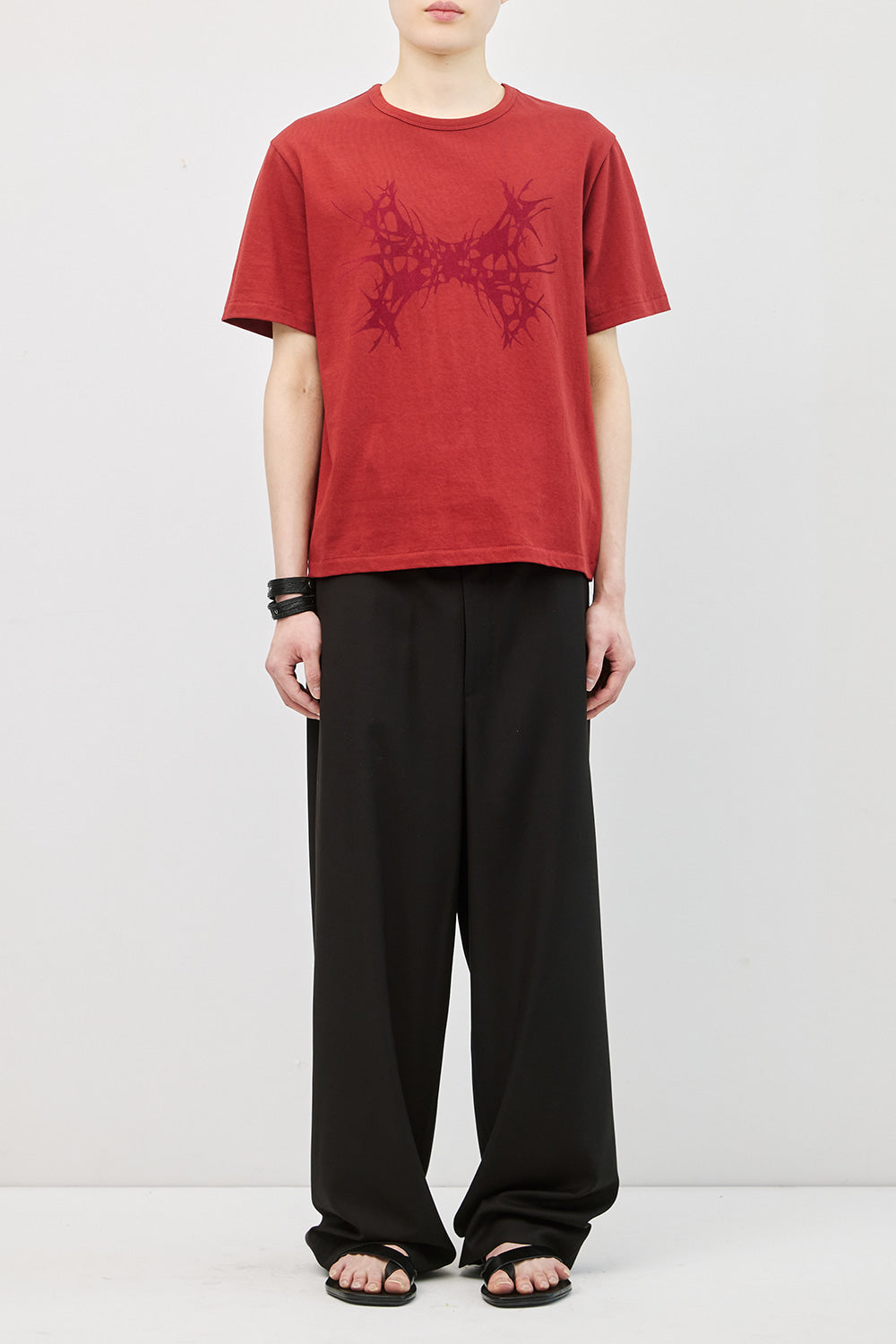 Hatchingroom - Abstract H Tee (Dark Red) product image 8 | TRAB K-Fashion Australia