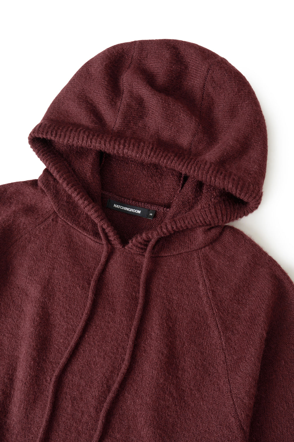 Hatchingroom - Base Hoodie Knit Dark (Red) product image 3 | TRAB K-Fashion Australia