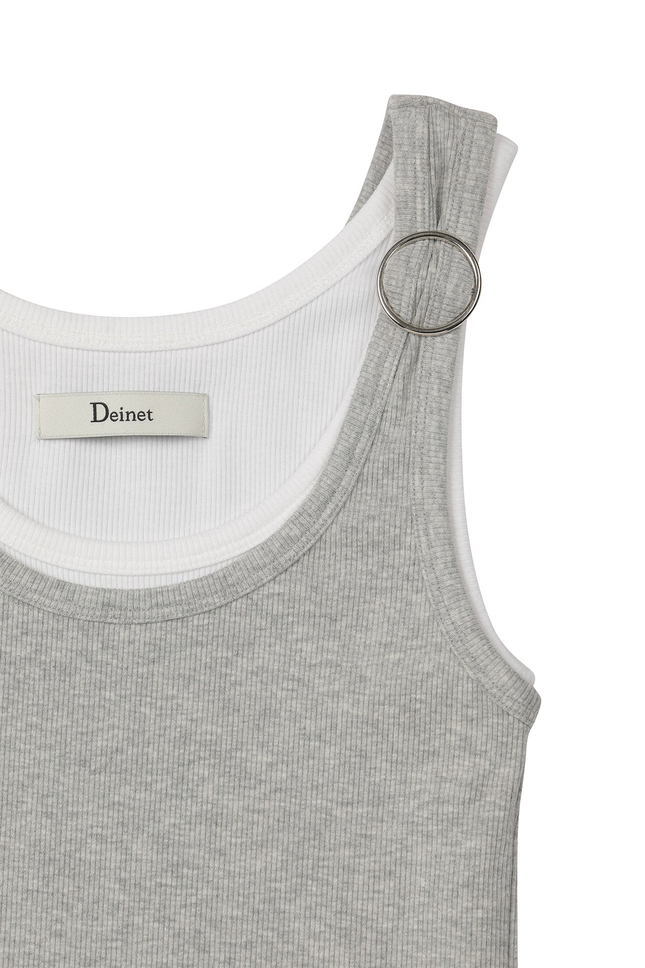 Deinet - Layered Ring Sleeveless (Melange Grey) product image 12 | TRAB K-Fashion Australia