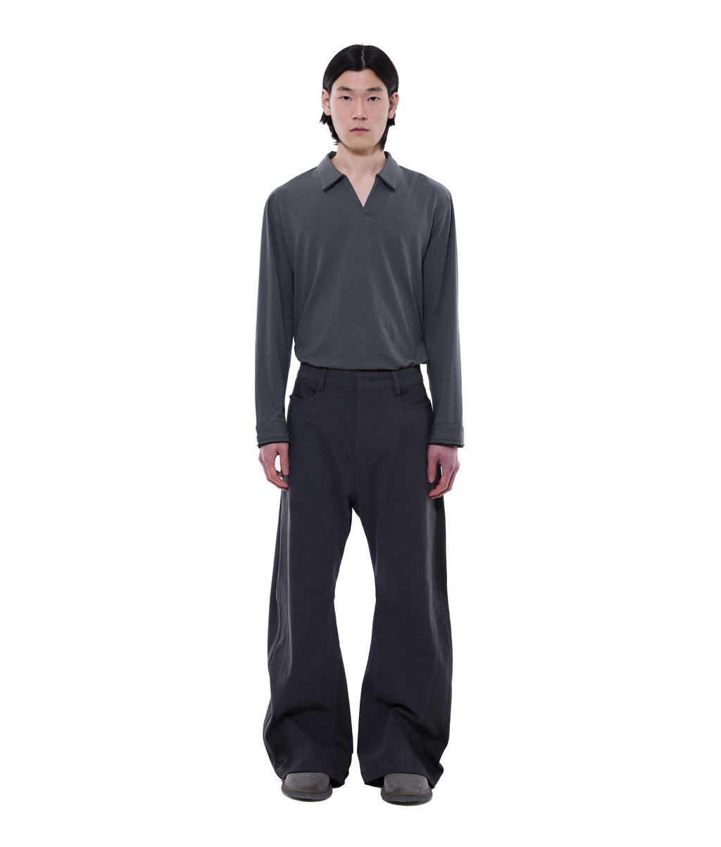 XLIM - Ep.9 01 Polo Shirt (Charcoal) product image 1 | TRAB K-Fashion Australia