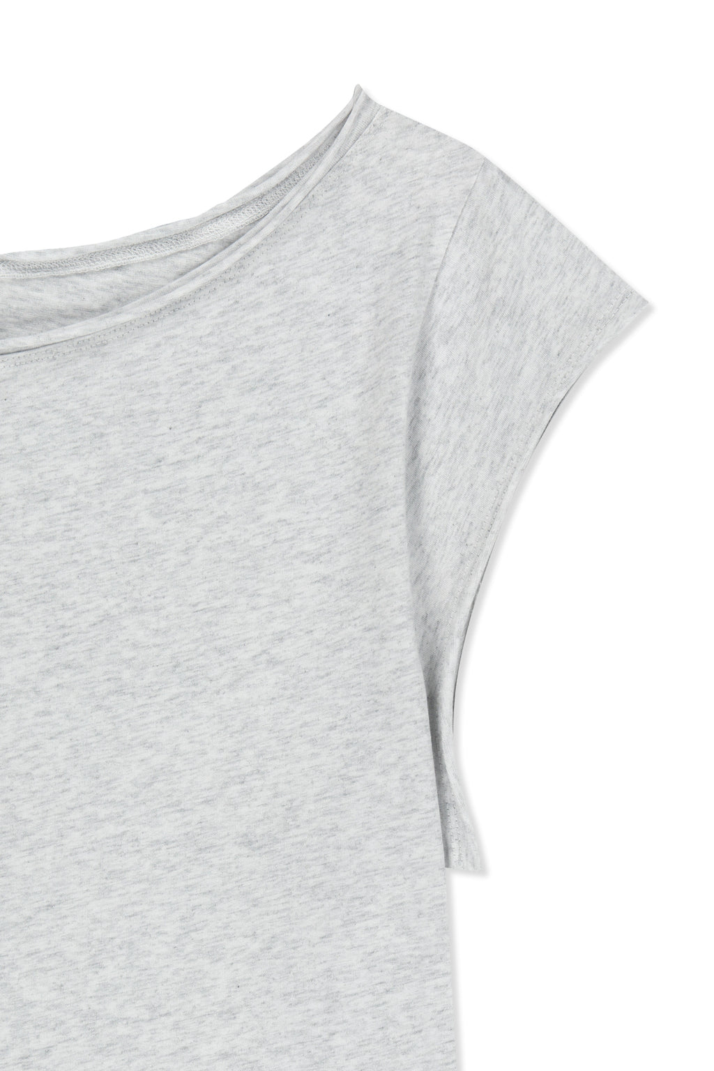 Matin Kim - Asymmetric Off Shoulder Top (Light Grey) product image 5 | TRAB K-Fashion Australia