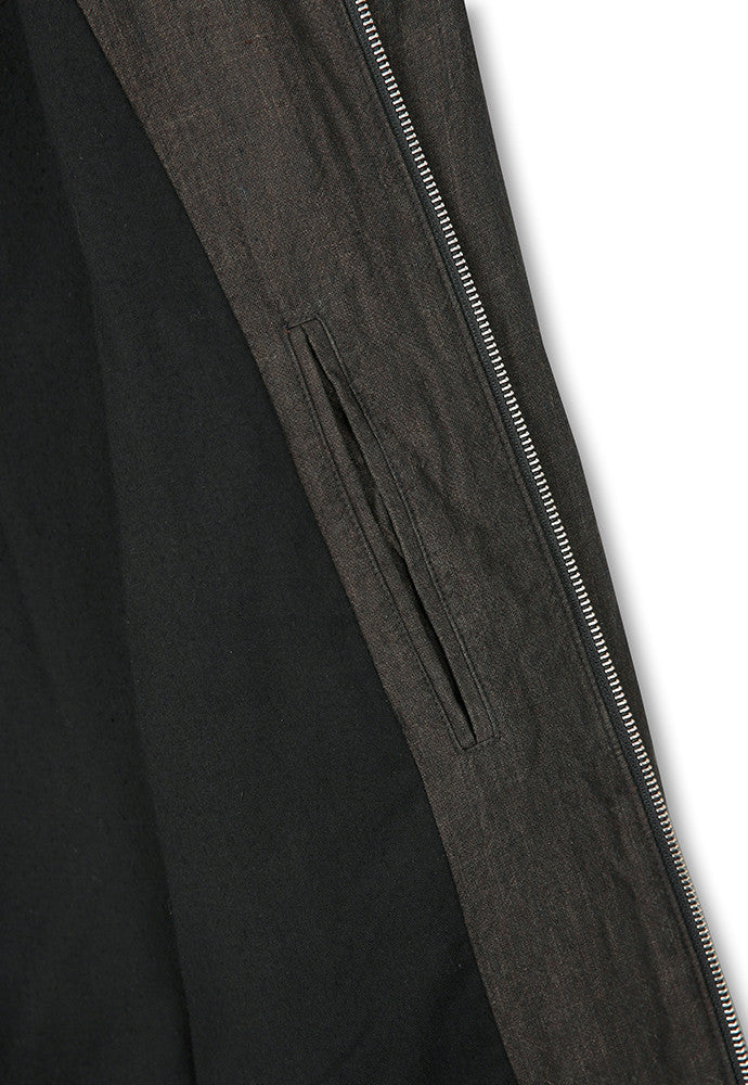 Art if acts - Linen Pocket Blouson (Wood) product image 14 | TRAB K-Fashion Australia