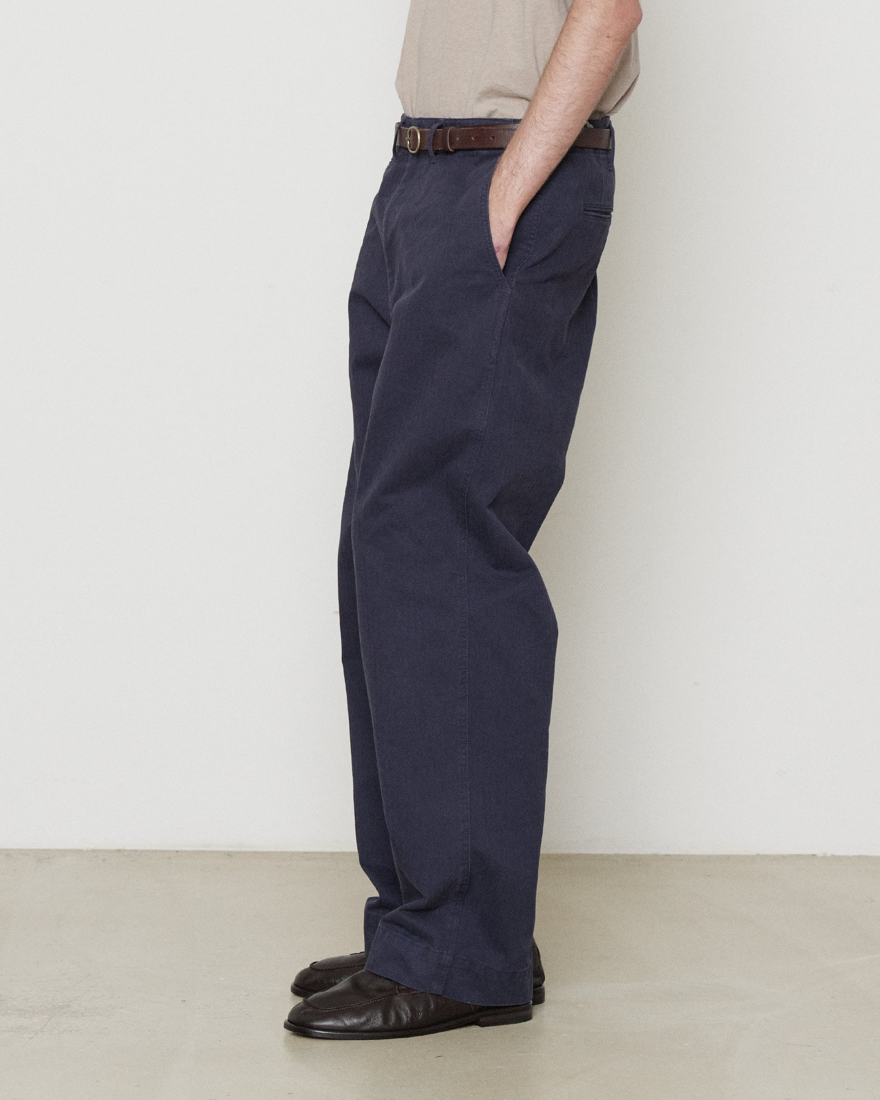 Brownyard - [Pre-Order – Ships August 19] Vintage Hbt Pants (Navy) product image 2 | TRAB K-Fashion Australia