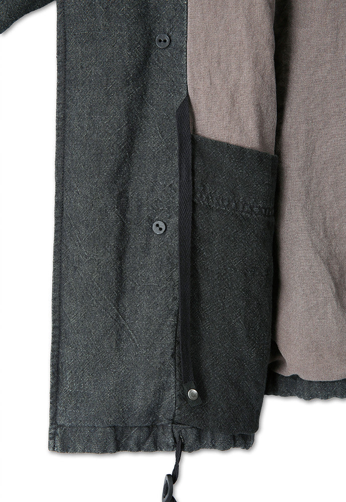 Art if acts - Linen Military Parka (Black) product image 14 | TRAB K-Fashion Australia